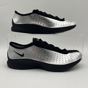 Womens Size 9 Nike Air Superfly Metallic Silver Sneakers IB5824 001